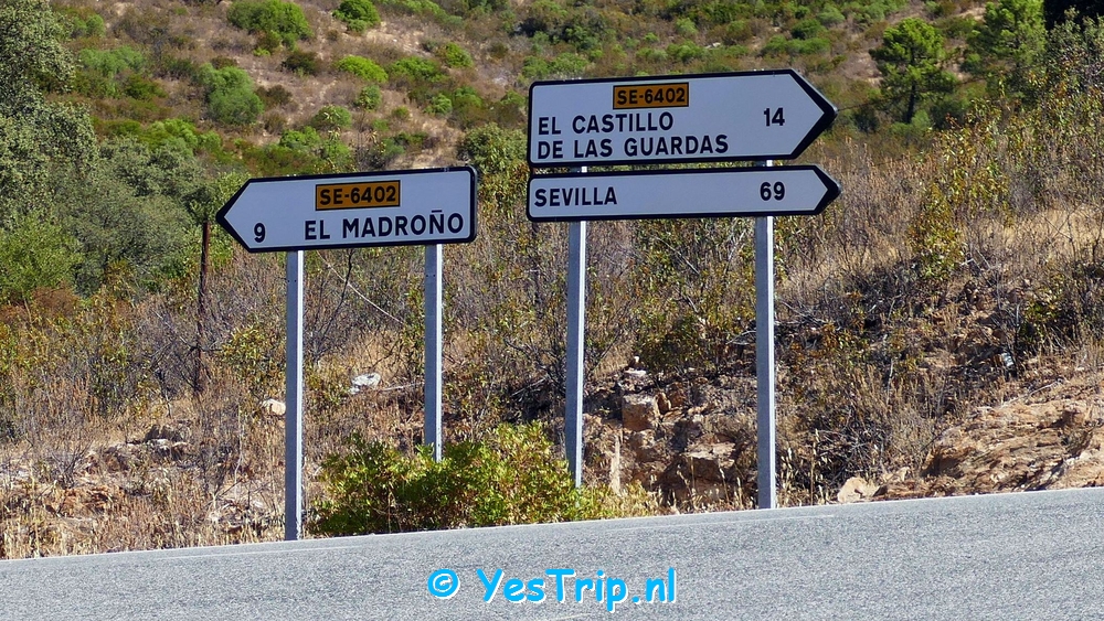 xxx El Alamo to El Castillo de las Guardas, Spain xxx
